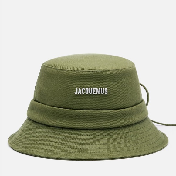 Jacquemus Khaki Green Bucket Hat - Picture 1 of 2